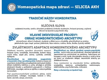 Homeopatická mapa zdraví – Silicea