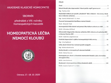 Homeopatická léčba nemocí kloubů