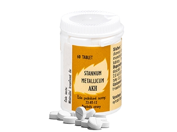 Stannum metallicum AKH – homeopatický lék na zimní vyčerpání, kašel a chronickou slabost
